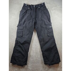 Ride Snowboards Mountain Dry Series Snow Pants Mens M Black Cargo Adjustable